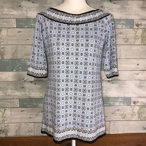 Max Studio boat neck blouse #461